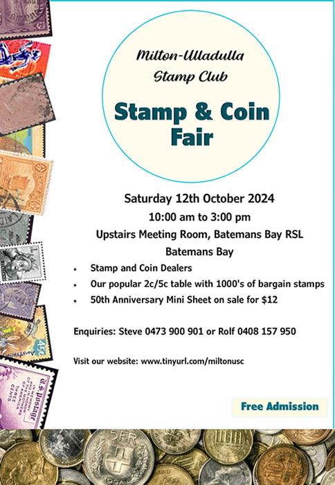2024 Milton-Ulladulla Stamp & Coin Fair