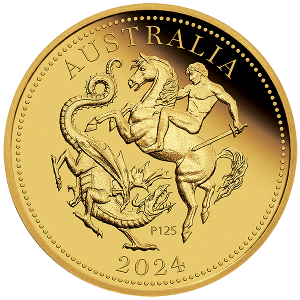 2024 Perth Mint Gold Proof 1/4oz Sovereign - 125th Anniversary of Perth Mint