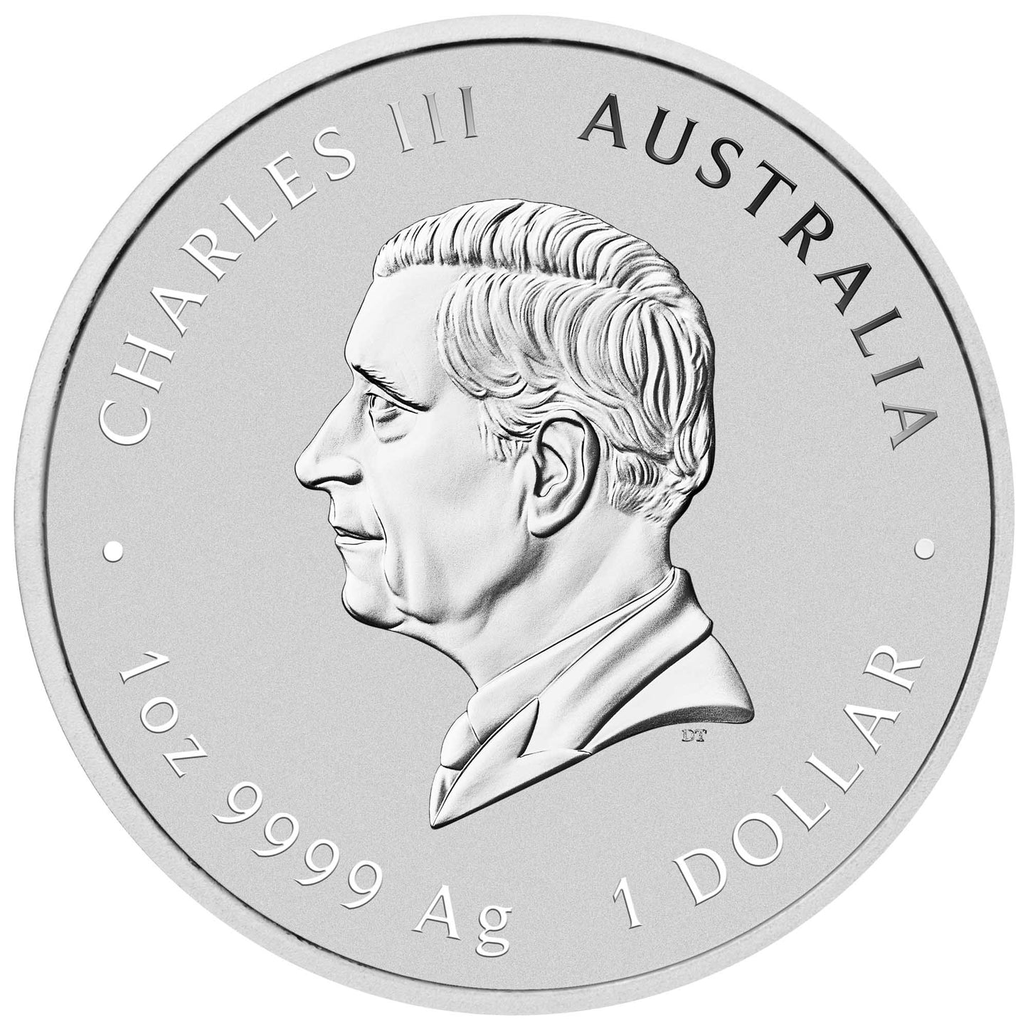 2024 Perth Mint Fine Silver Gilded 1oz $1 Coin - Lunar Year of the Snake
