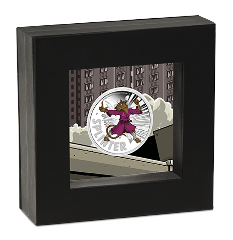 2025 Perth Mint Silver Proof Colourised 1oz $1 Coin - TMNT Master Splinter