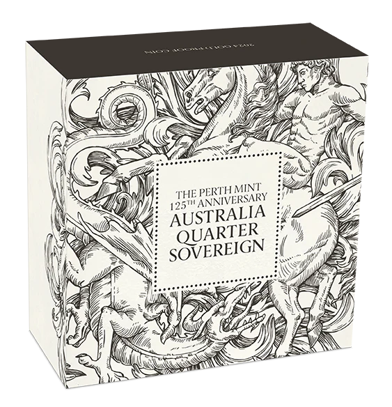 2024 Perth Mint Gold Proof 1/4oz Sovereign - 125th Anniversary of Perth Mint