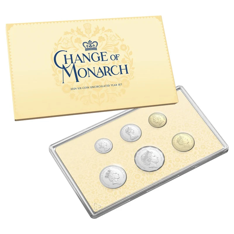 2024 Royal Australia Mint UNC Year Set - Change of Monarch