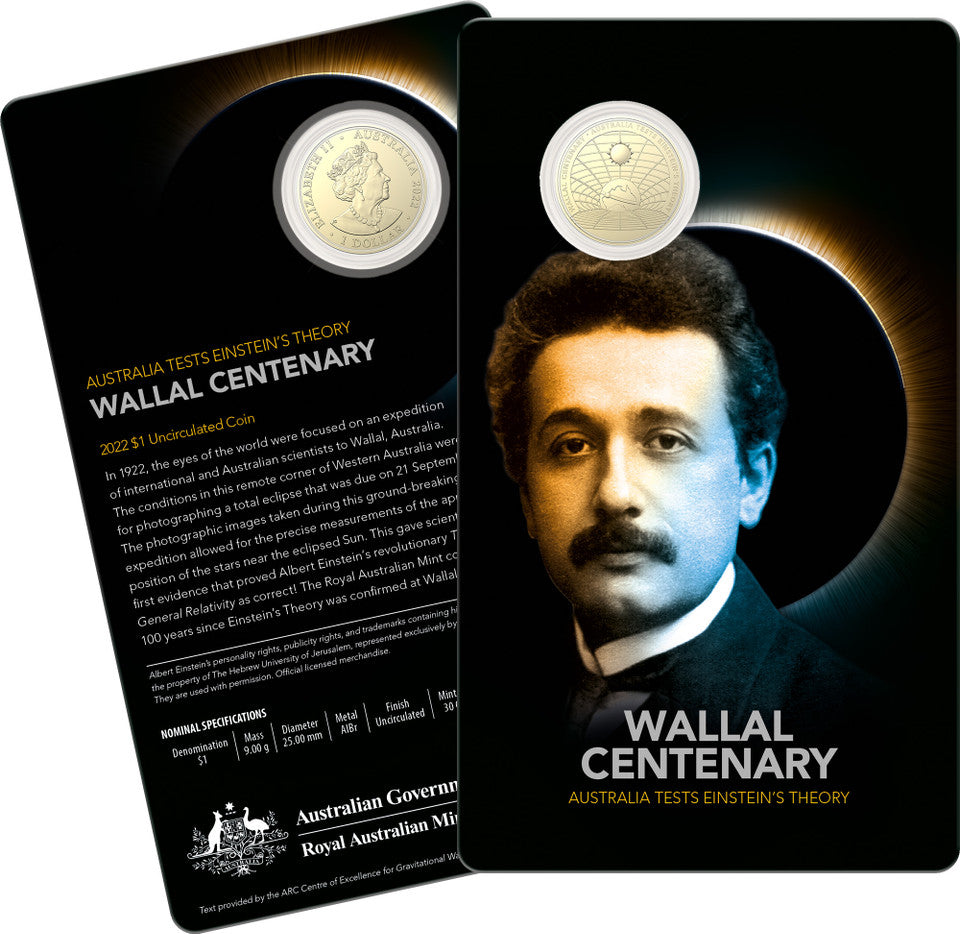2022 Royal Australian Mint UNC $1 Coin - Wallal Centenary