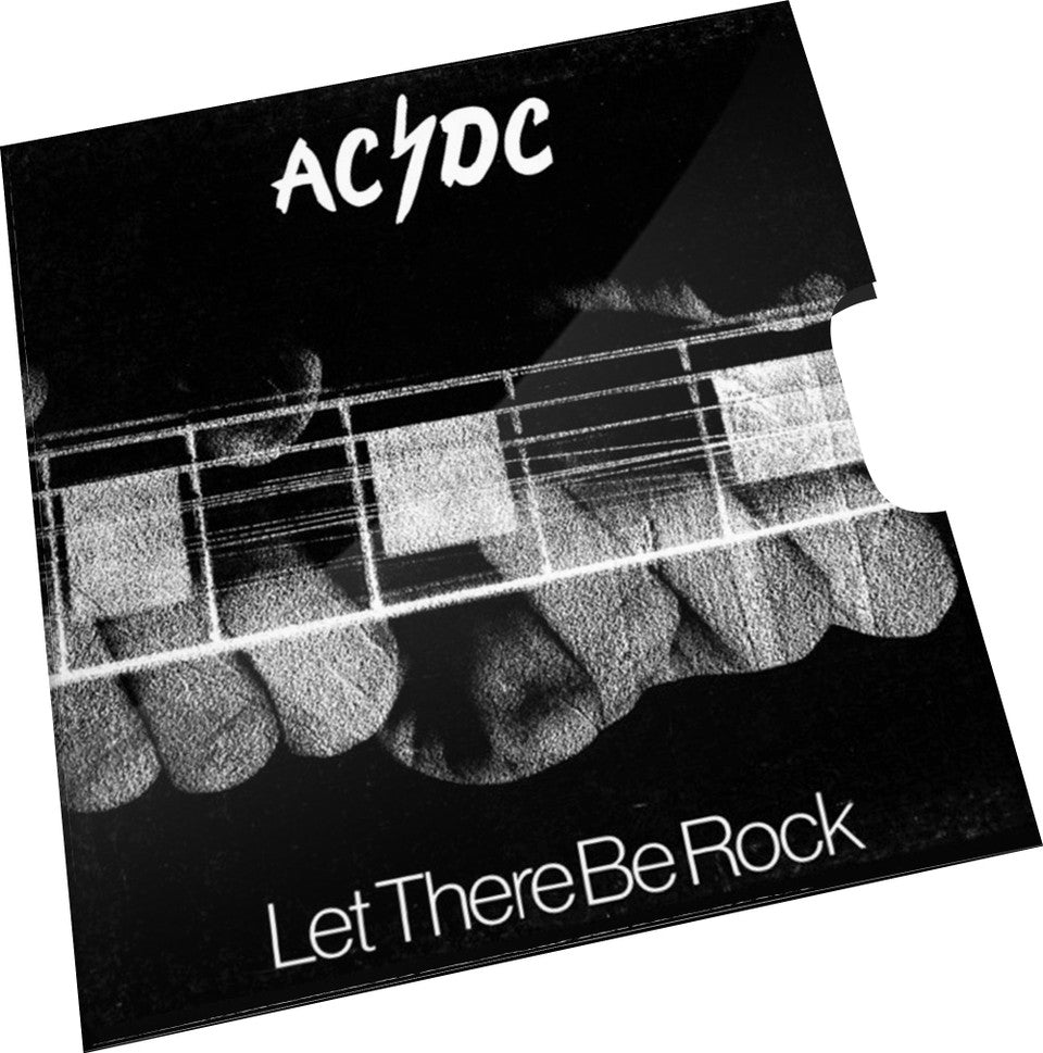 2022 Royal Australian Mint UNC Colourised 20c Coin on Card - AC/DC Let There Be Rock