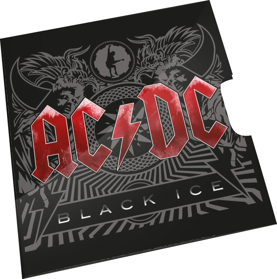 2022 Royal Australian Mint UNC Colourised 20c Coin on Card - AC/DC Black Ice