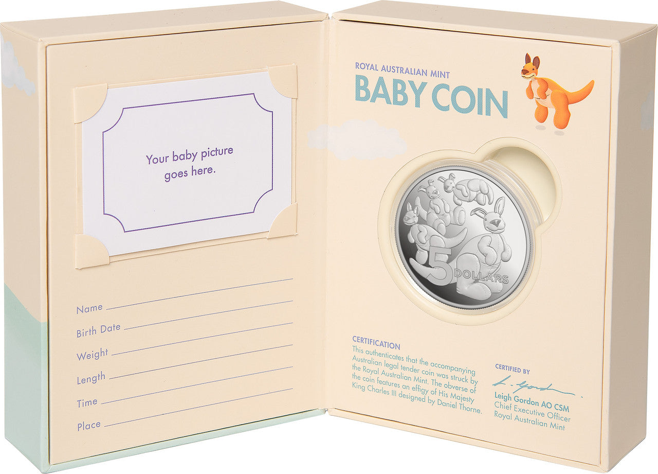 2024 Royal Australia Mint Silver Proof 1oz $1 Coin - Toy Kangaroo