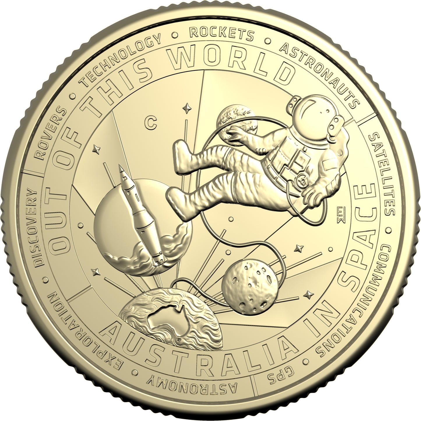 2024 Royal Australia Mint UNC $1 4-Coin Set - Out of this World