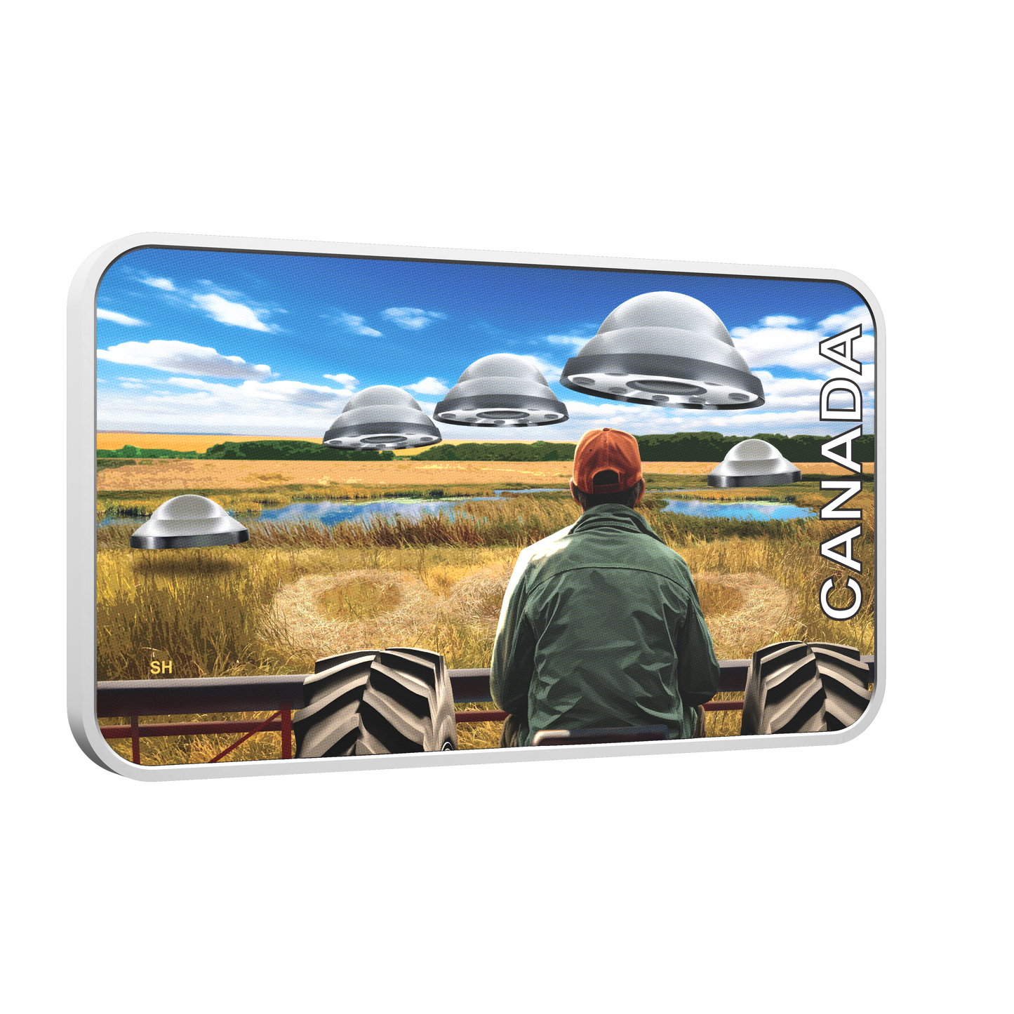 2024 Royal Canadian Mint Fine Silver $20 Coin - Canada's Unexplained Phenomena: The Langenburg Event