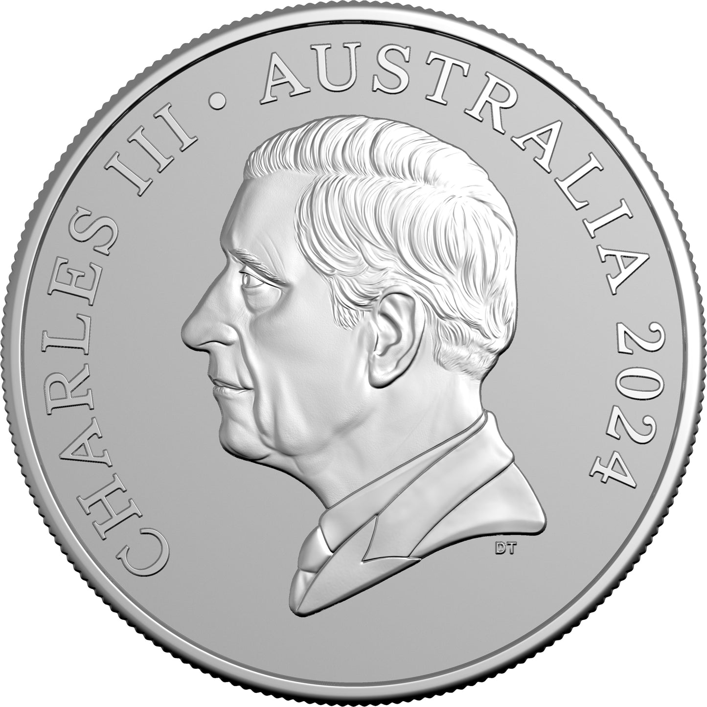 2024 Royal Australia Mint UNC Silver 1oz $1 Coin - Kangaroo Desert Life