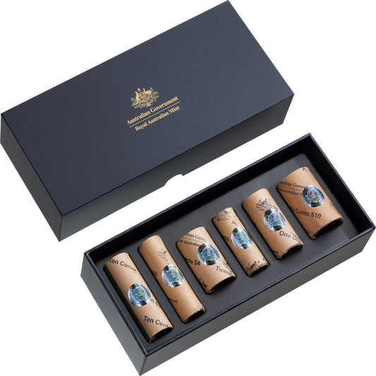 2025 Royal Australian Mint UNC Premium Rolled Year Set - KCIII Effigy