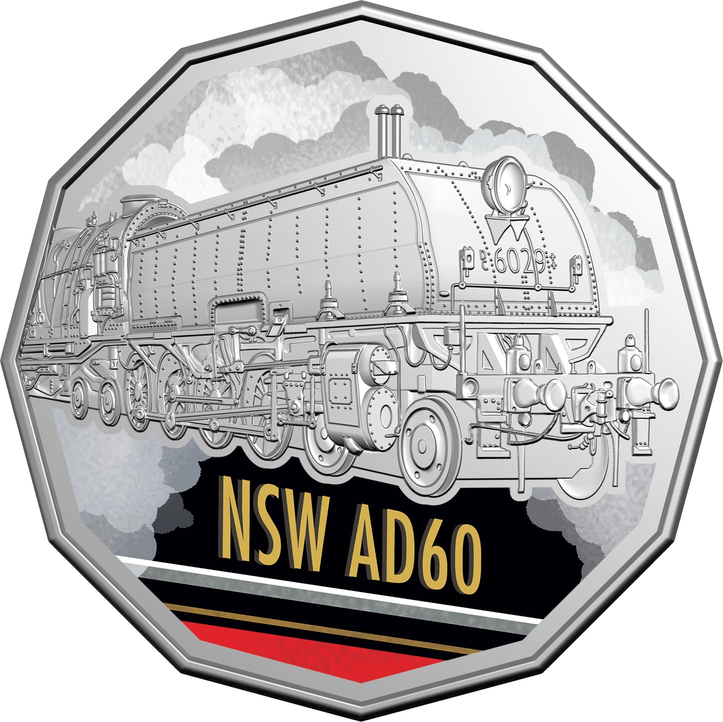2025 UNC 50c 7-Coin Set Steam Giants + FREE Bluey Xmas $1 Coin