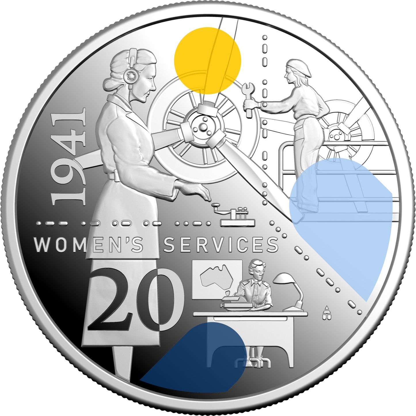 2026 Fine Silver Proof 20c 3-Coin Set - 1914 Service Amid Strife