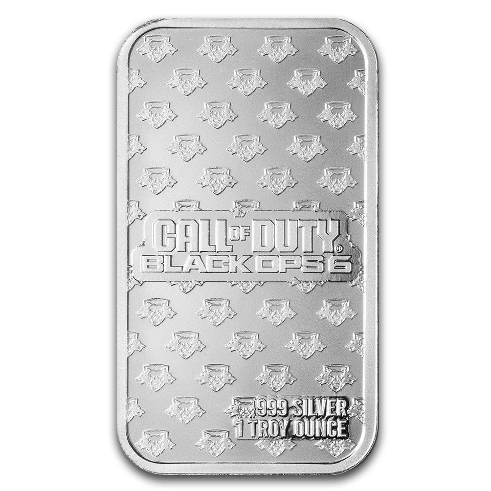 2025 Fine Silver PAMP 1oz Colourised Ingot - Call of Duty Black Ops 6