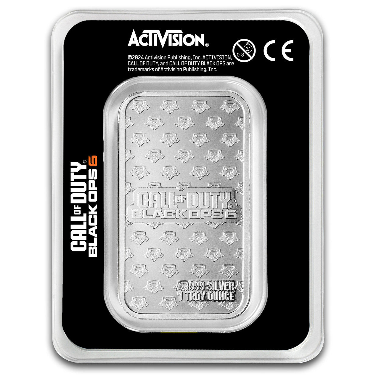 2025 Fine Silver PAMP 1oz Colourised Ingot - Call of Duty Black Ops 6