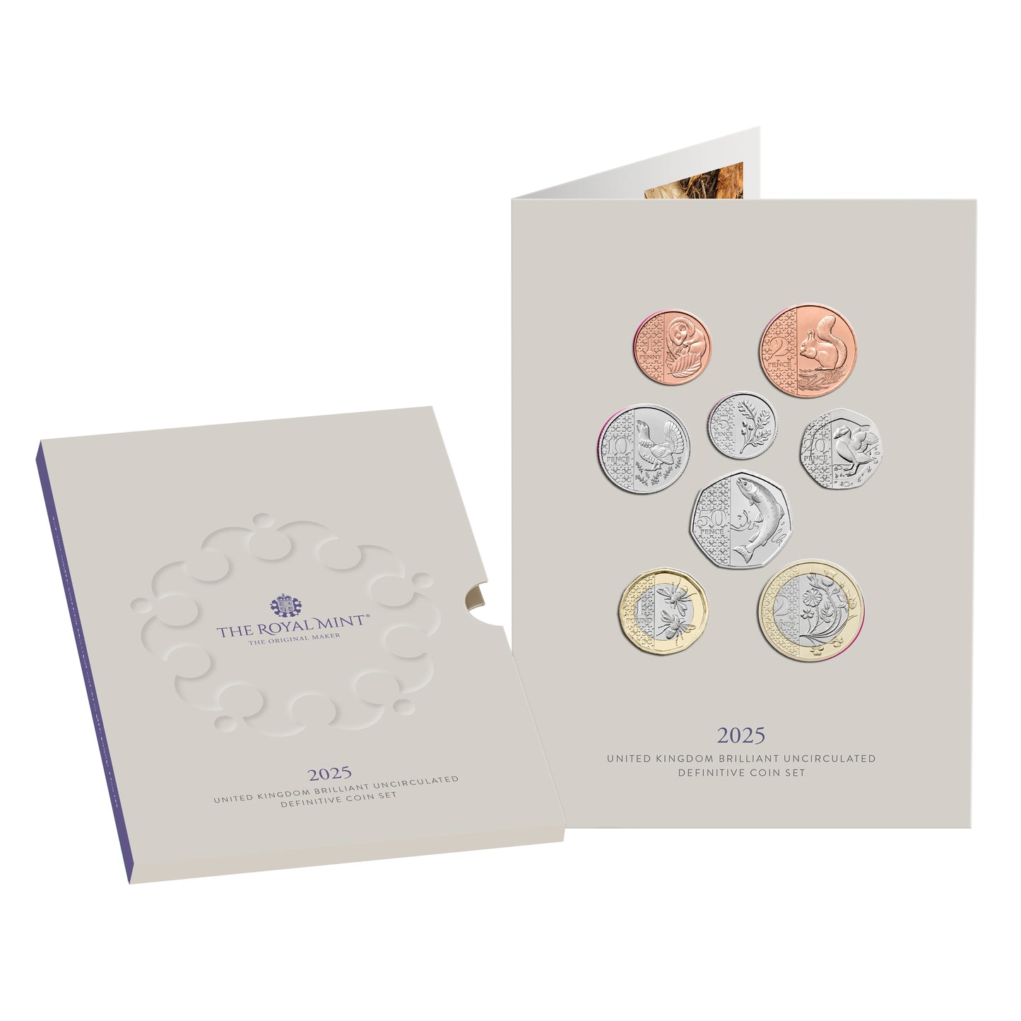 2025 Royal Mint UK BUNC Definitives Year Set