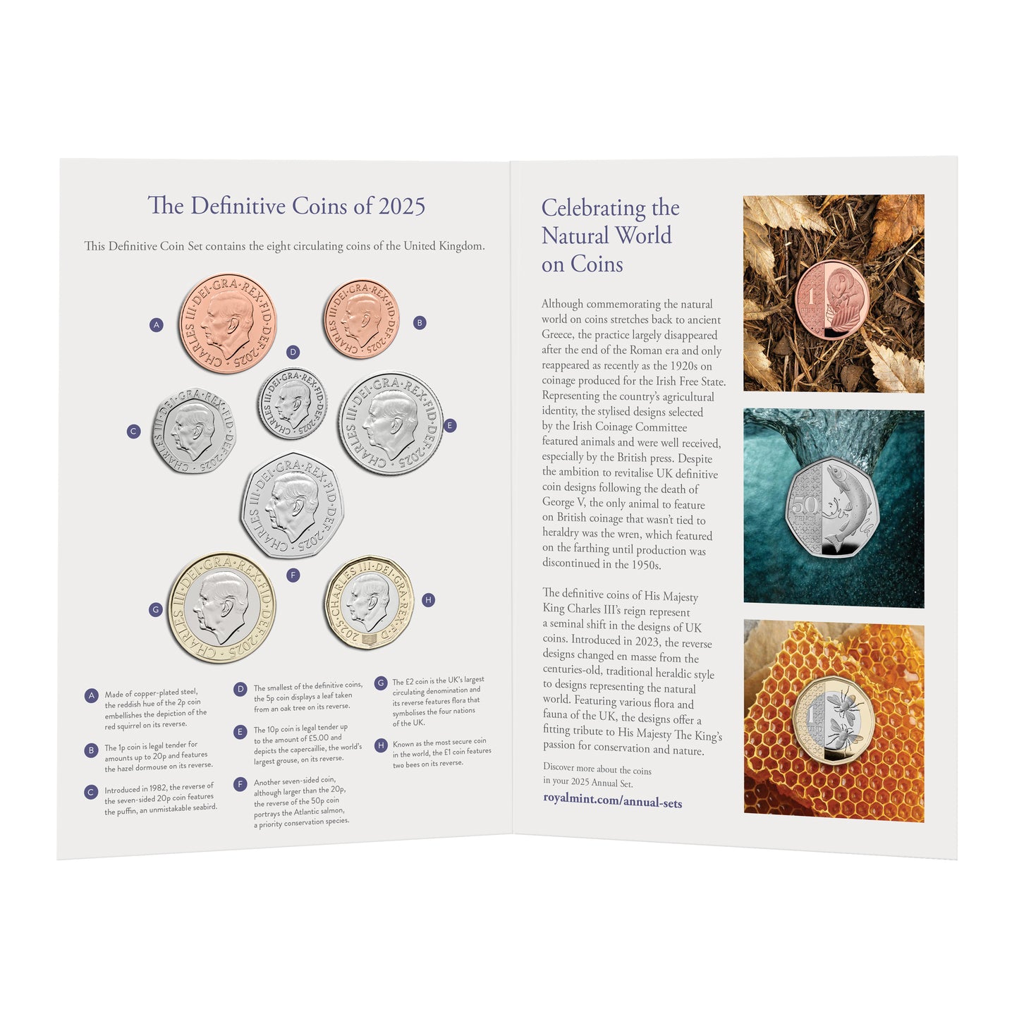 2025 Royal Mint UK BUNC Definitives Year Set