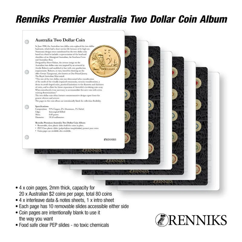 Renniks Premier $2 Coin Album