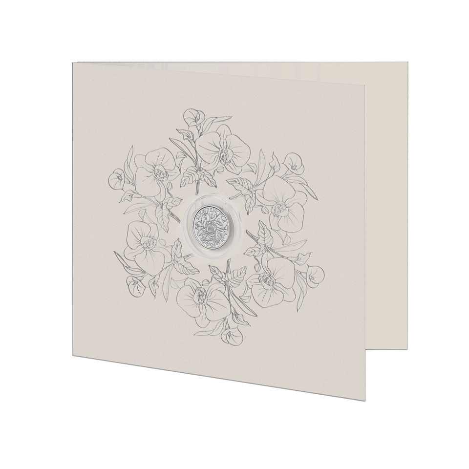 2024 Royal Mint UK Silver Proof Sixpence Coin on Card