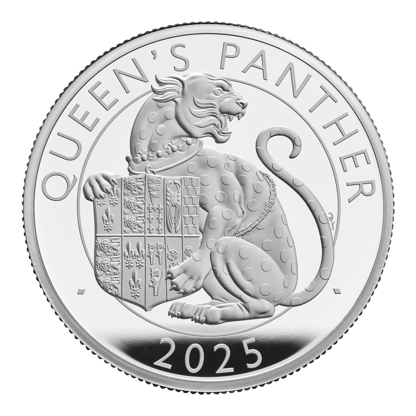 2024 Royal Mint UK Silver Proof 1oz 2 Pound Coin - Royal Tudor Beasts The Queens Panther