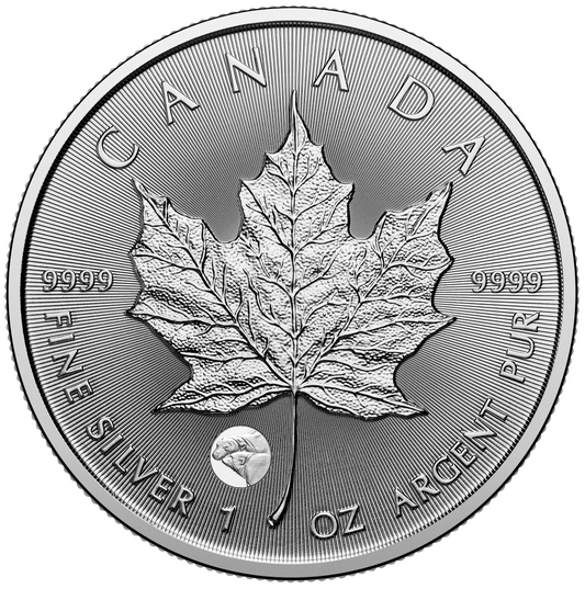 2025 Royal Canadian Mint UNC Pure Silver 1oz $5 Coin - Treasured Maple Leaf Polar Bear Privy