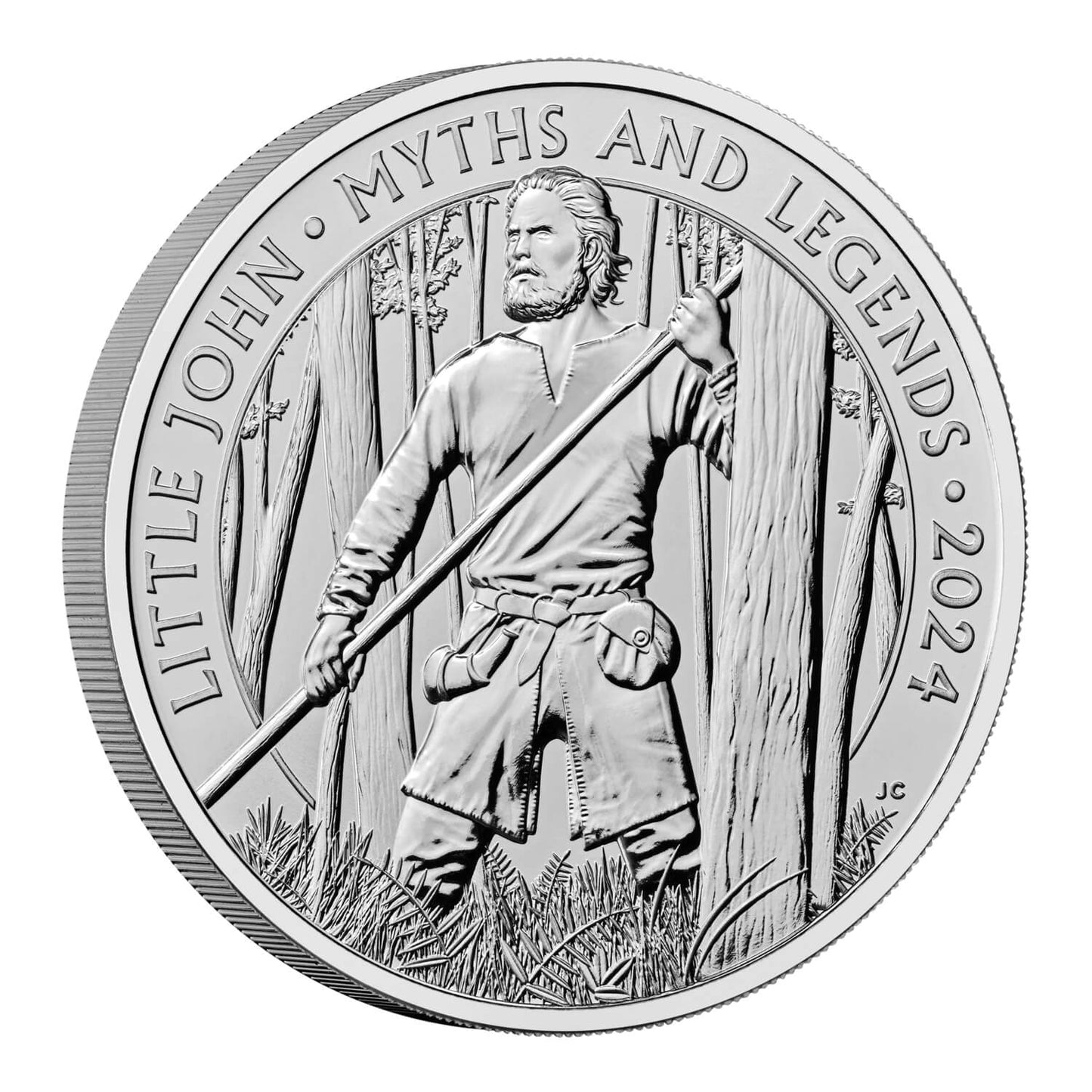 2024 Royal Mint UK BUNC 5 Pound Coin on Card - Little John