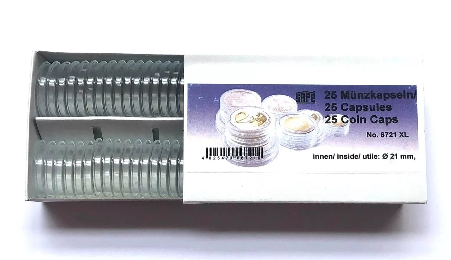 SAFE of Germany Coin Capsules (25 Box)
