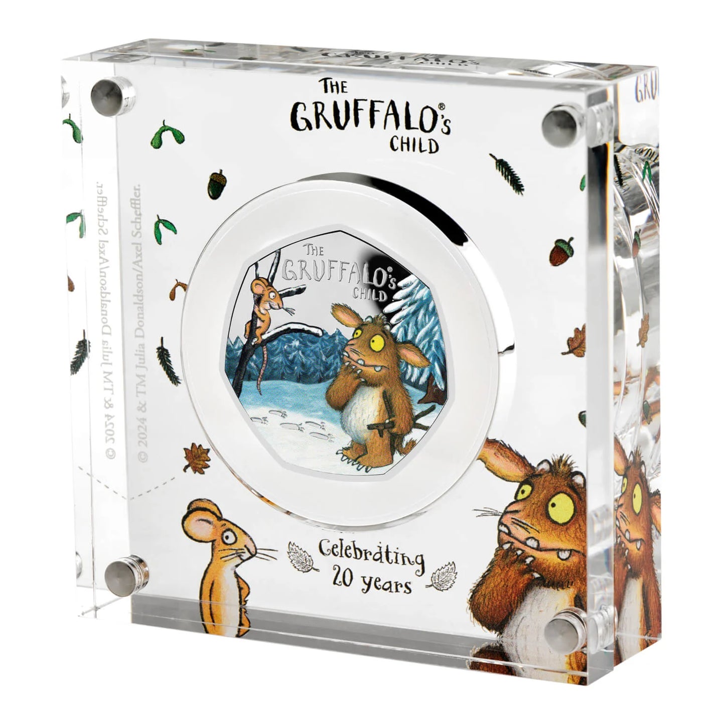 2024 Royal Mint UK Silver Proof Colourised 50p Coin - The Gruffalo's Child