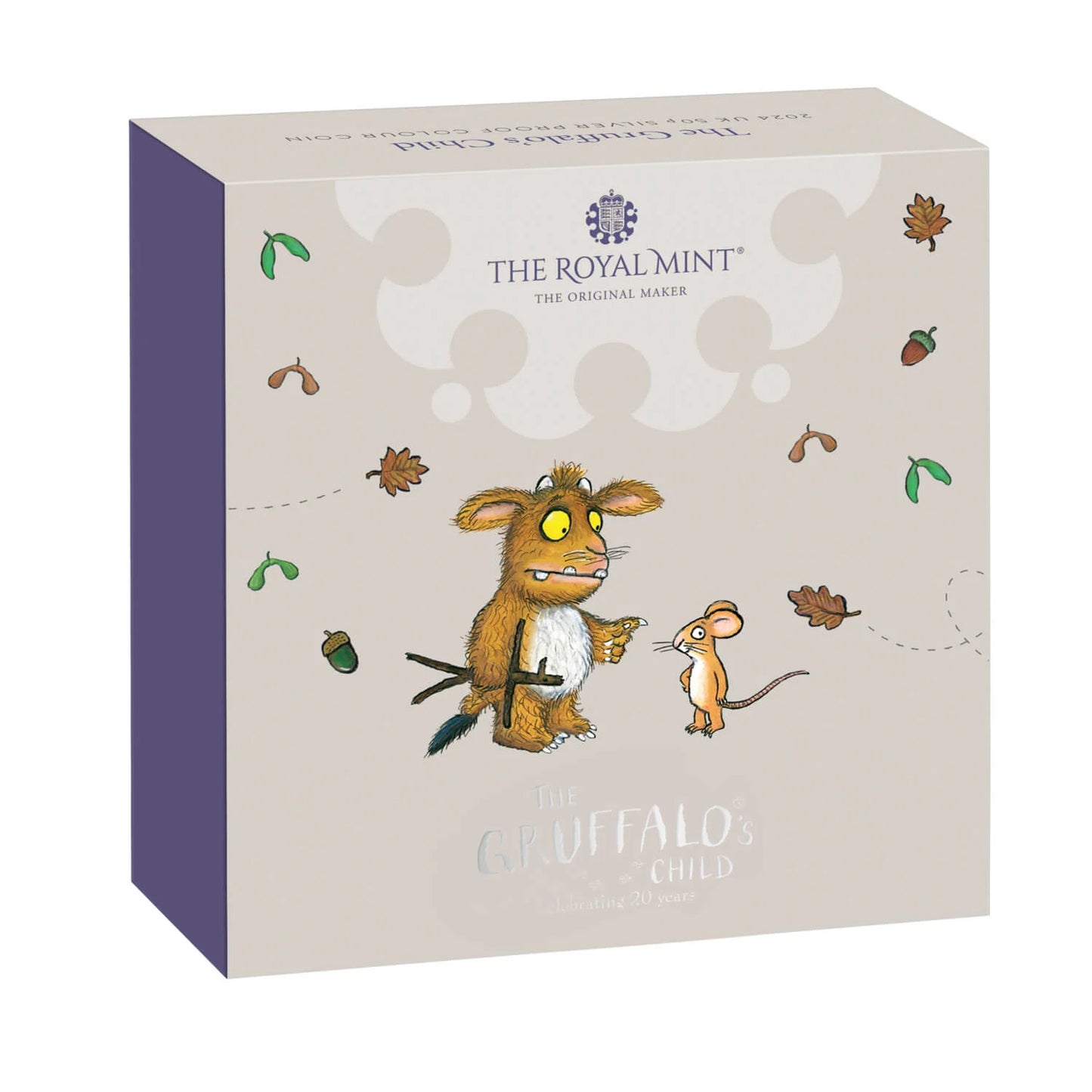 2024 Royal Mint UK Silver Proof Colourised 50p Coin - The Gruffalo's Child