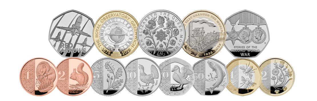 2025 Royal Mint UK BUNC Annual Year Set
