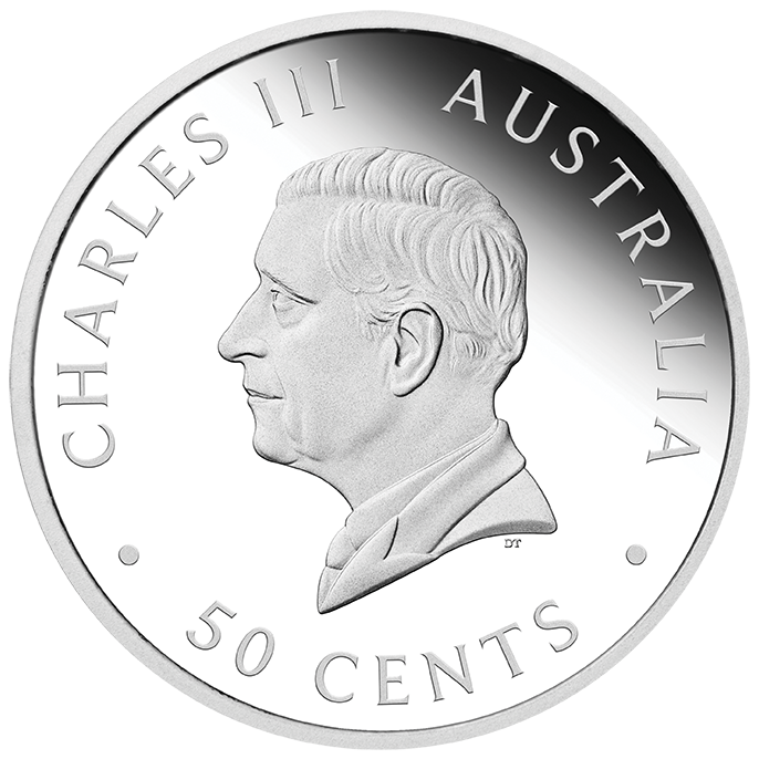 2025 Perth Mint Silver Proof Colourised 1/2oz 50c Coin - Happy Birthday