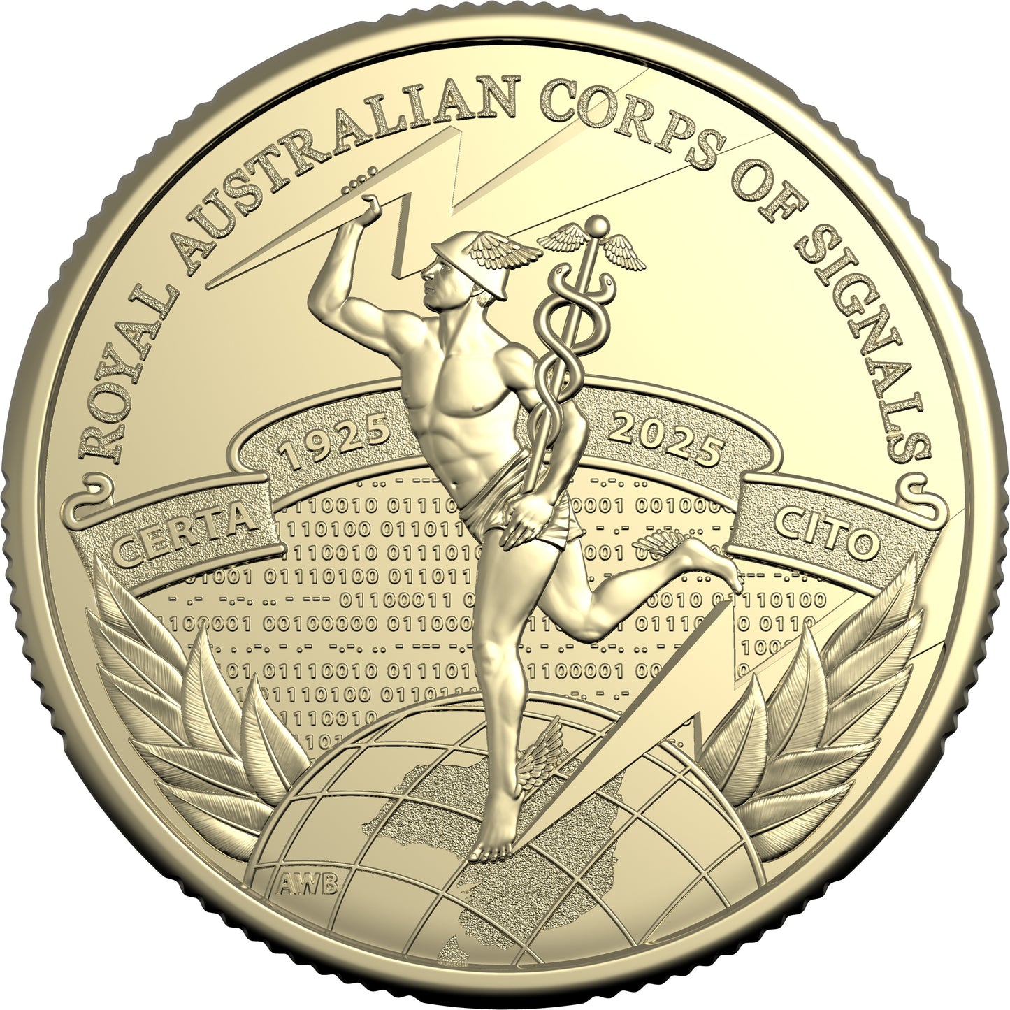 2025 Royal Australian Mint UNC $1 Coin - Centenary of Australian Royal Signals Corps