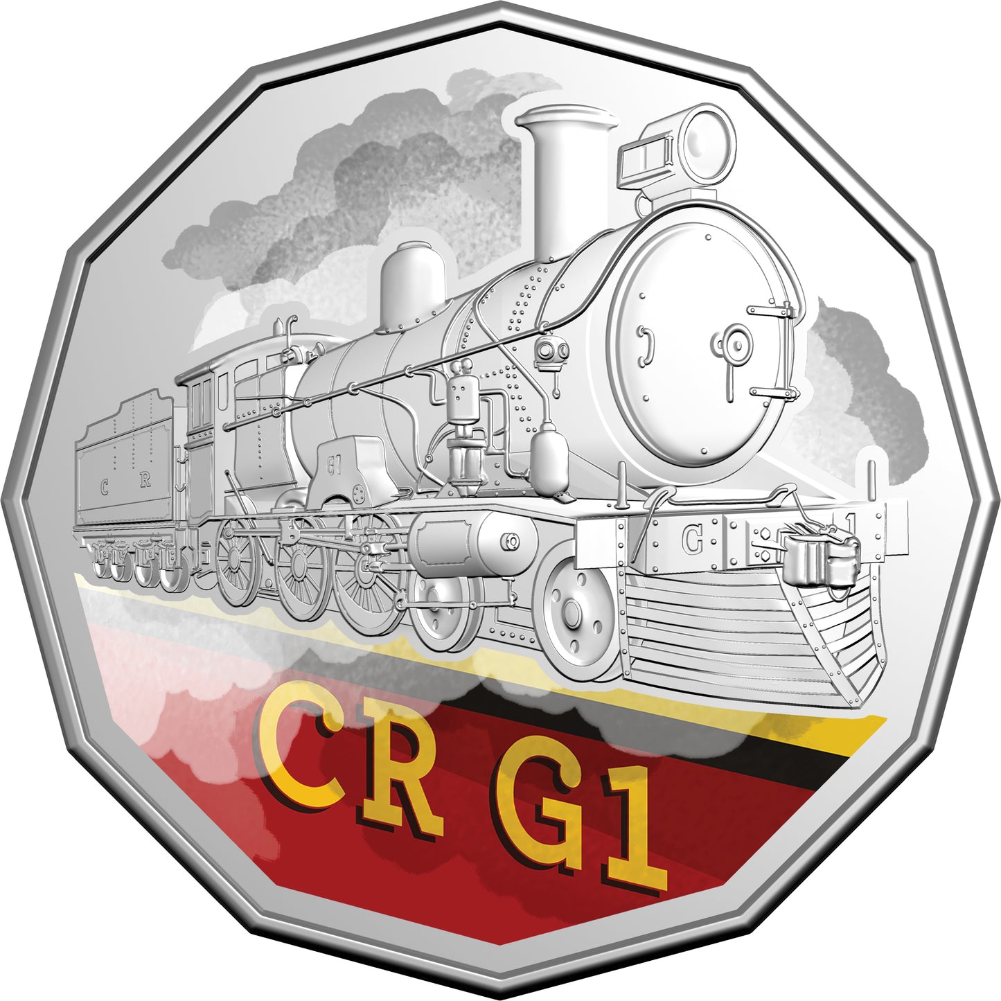 2025 UNC 50c 7-Coin Set Steam Giants + FREE Bluey Xmas $1 Coin