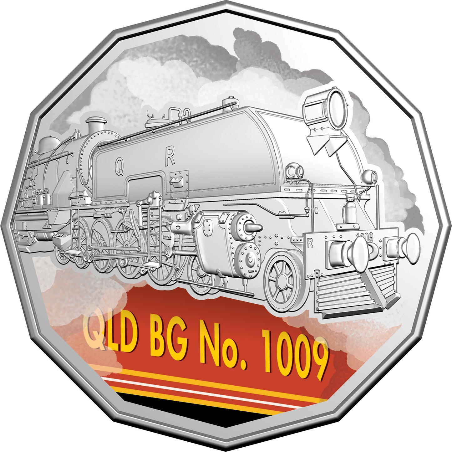 2025 UNC 50c 7-Coin Set Steam Giants + FREE Bluey Xmas $1 Coin
