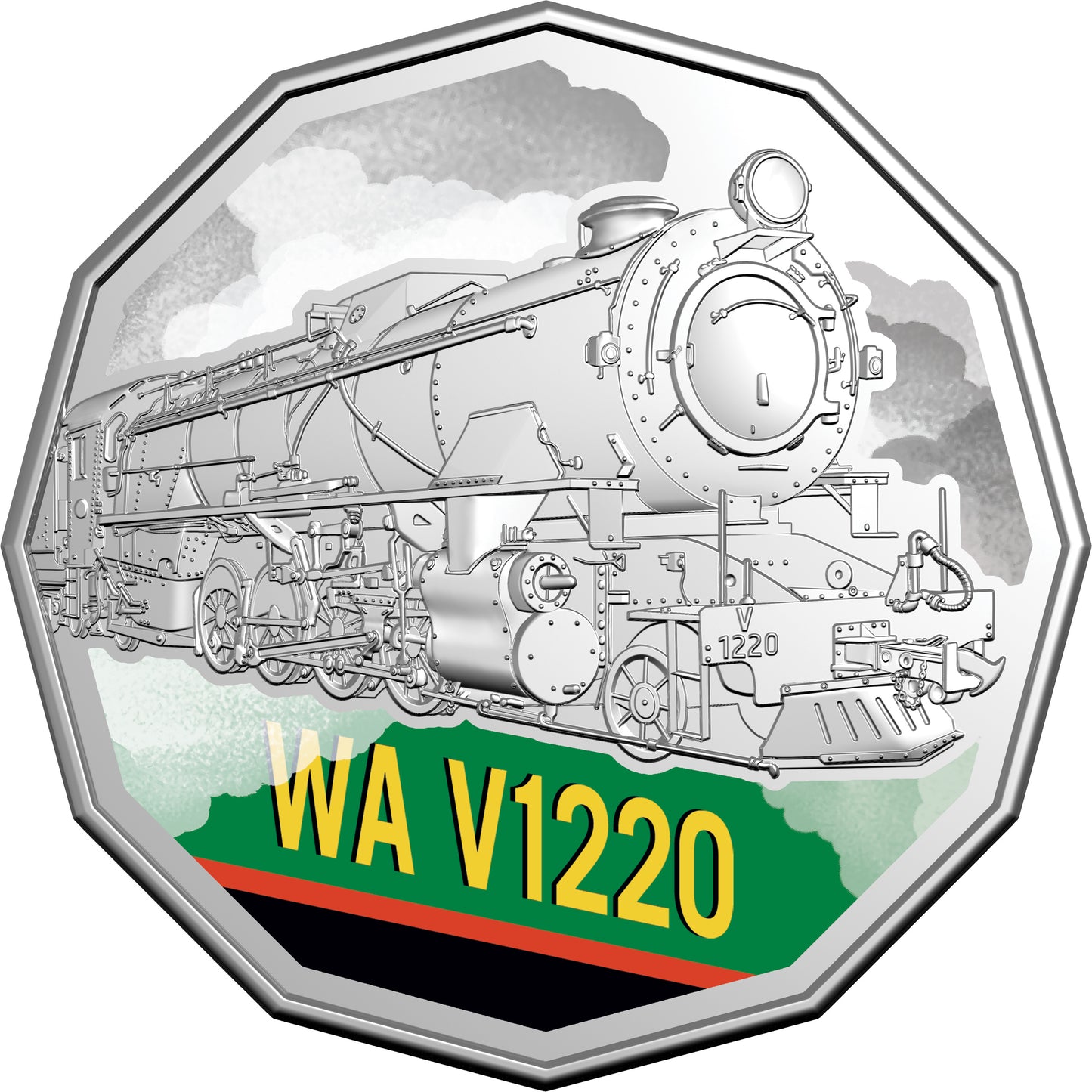 2025 UNC 50c 7-Coin Set Steam Giants + FREE Bluey Xmas $1 Coin