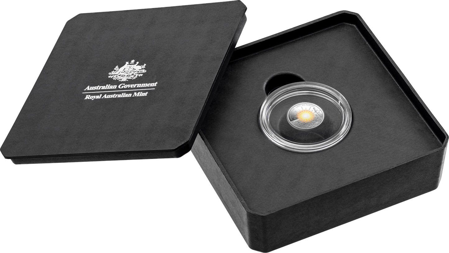2026 C Silver Proof Colourised $2 Coin - Dawn Service