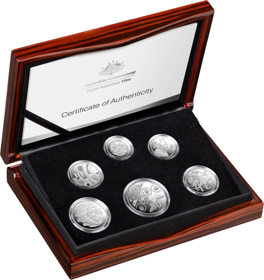 2026 Fine Silver Proof Year Set - 60th Anniversary of Decimal Currency