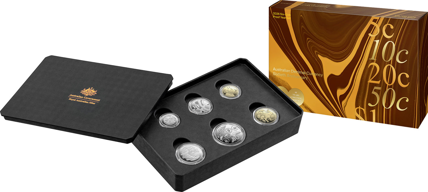 2026 Proof Year Set - 60th Anniversary of Decimal Currency