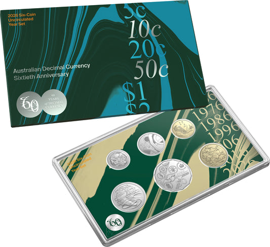 2026 UNC Year Set - 60th Anniversary of Decimal Currency