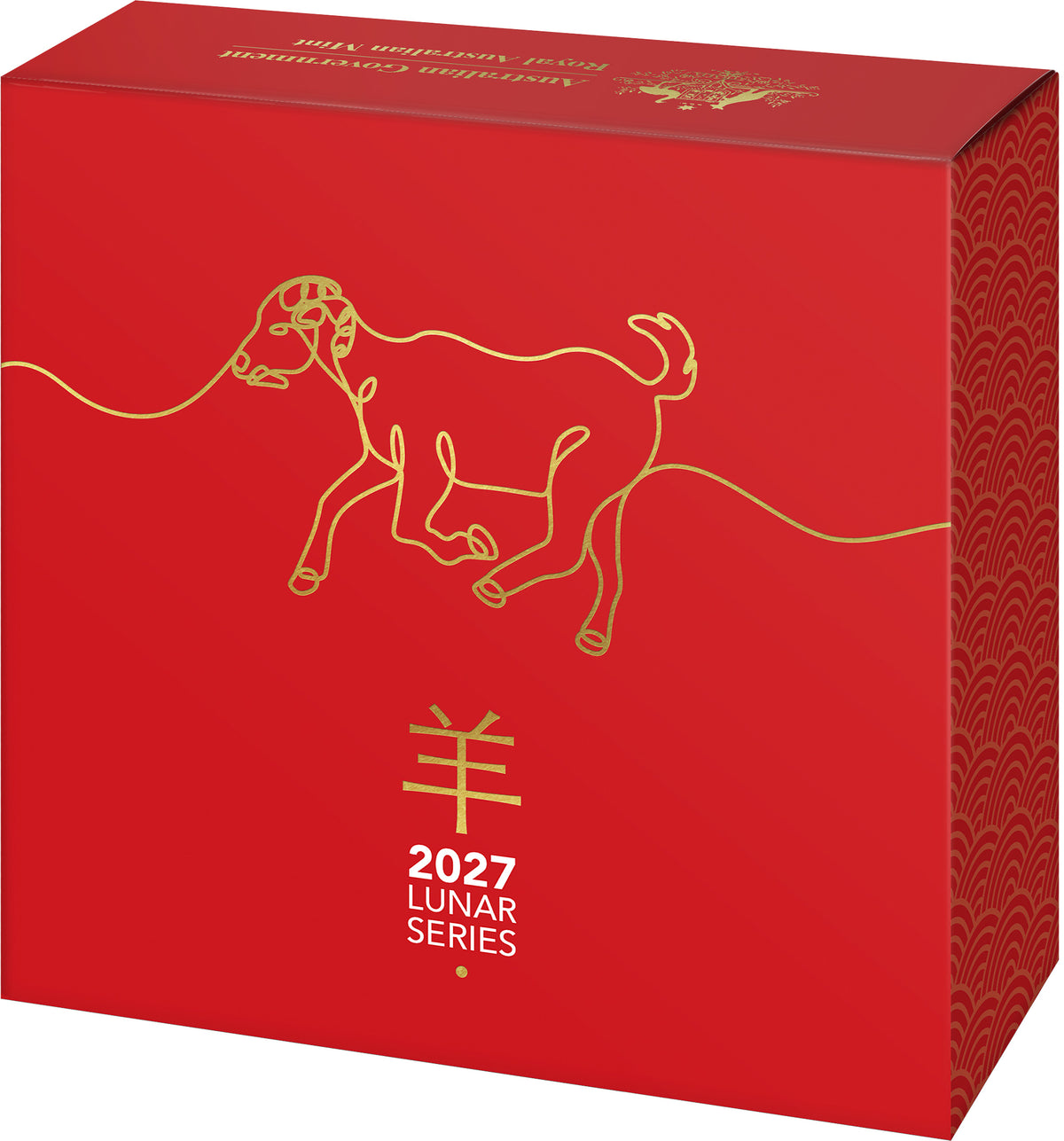 2027 Fine Silver Proof Colourised $1 Coin Bluey Cricket + 2027 Fine Silver Proof Domed 1oz $5 Coin - Lunar Goat
